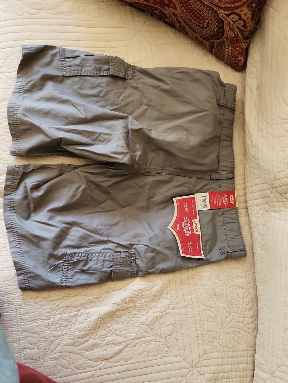 Levi's Gray Casual Cargo Shorts